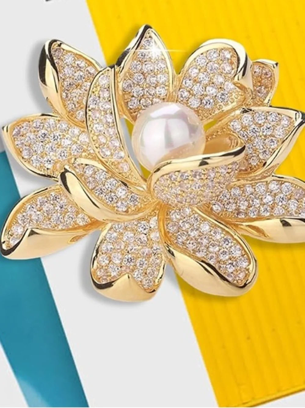 Anthropologie gold tone